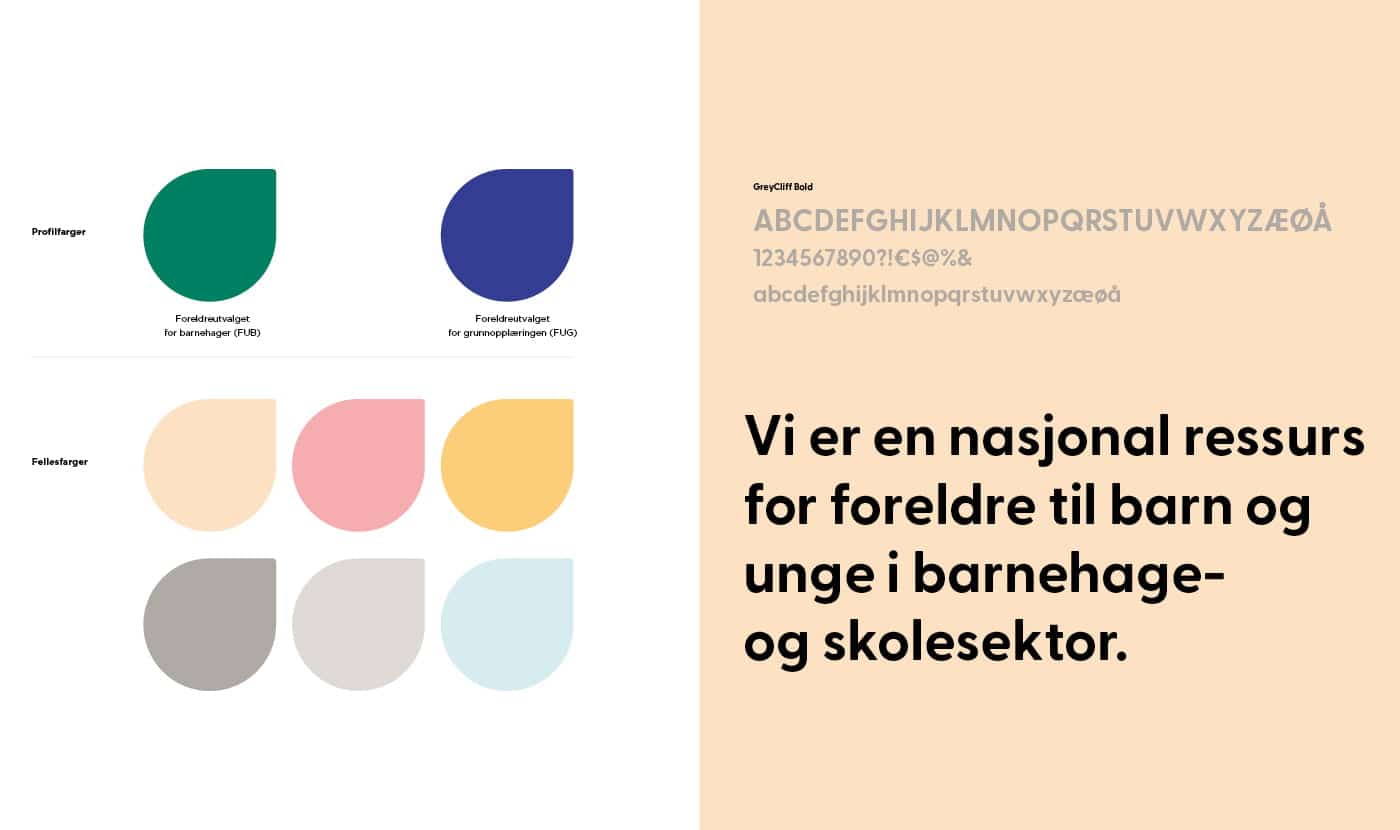 Foreldreutvalgene – visuell identitet og nettside